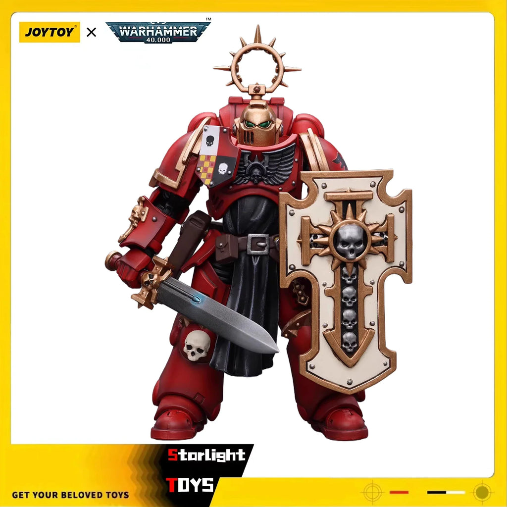 JOYTOY 1/18 Action Figure Warhammer 40K Pmaris Space Marines Blood Angels Bladeguard Veteran Model Toy Gifts