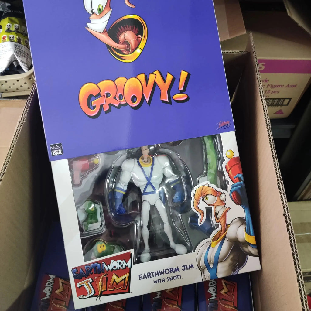 Original Earthworm Jim 2.0 Pdna 1/12 Psy Crow Bob Worm Body Psy-Crow The Killer Action Figure The Killer Collectible Gifts Toys