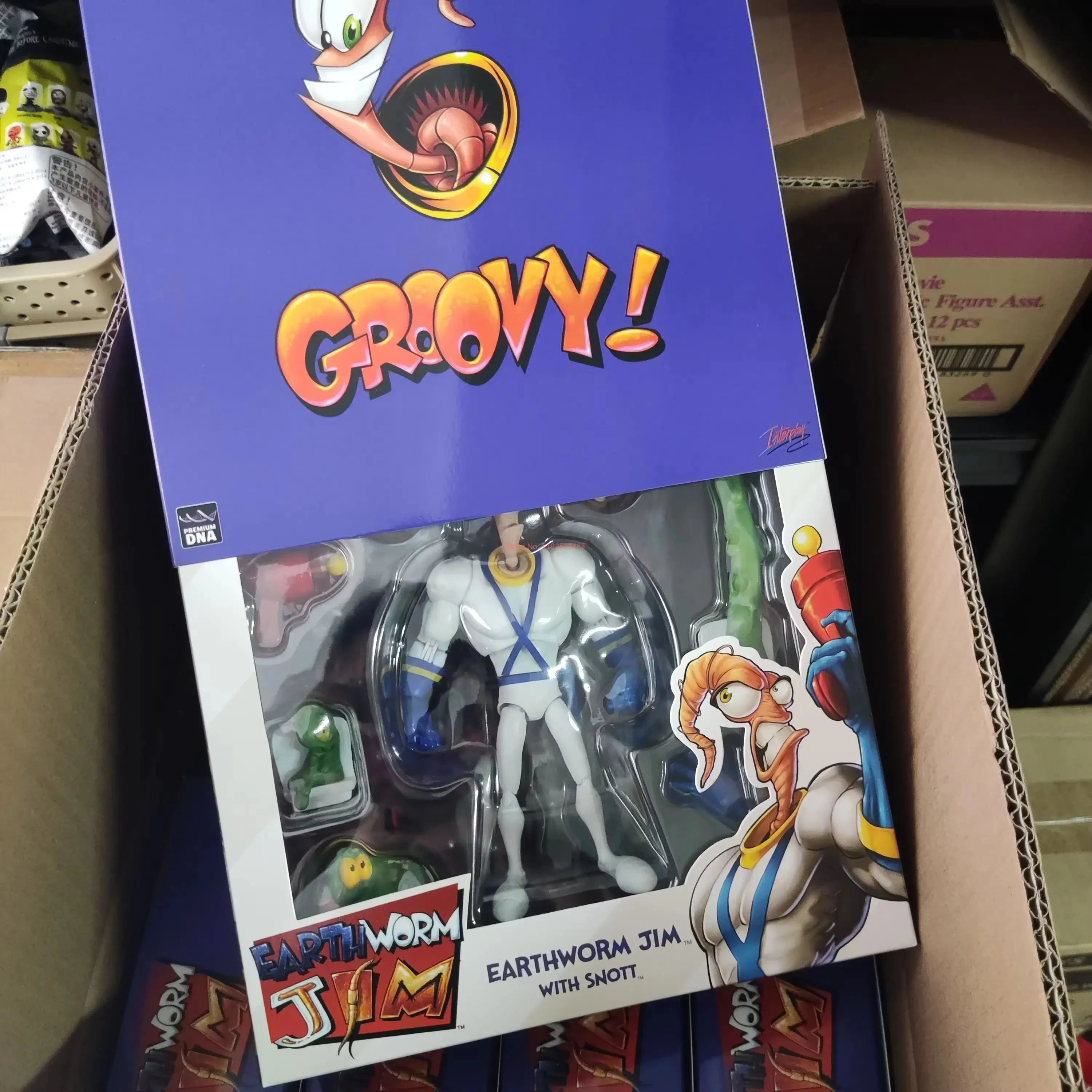 Original Earthworm Jim 2.0 Pdna 1/12 Psy Crow Bob Worm Body Psy-Crow The Killer Action Figure The Killer Collectible Gifts Toys