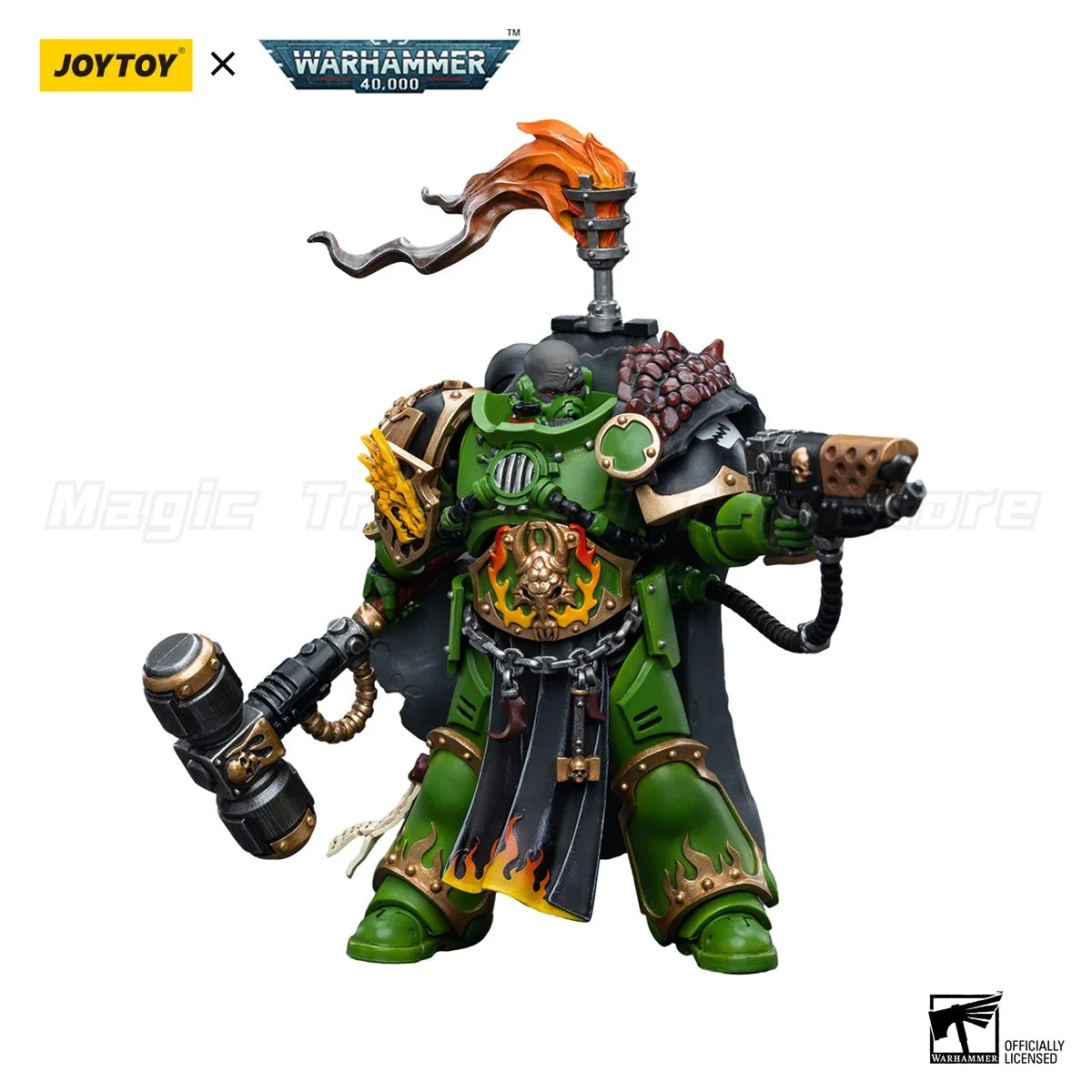 【In Stock】JOYTOY Warhammer 40K Salamanders Captain Adrax Agatone Figure Toys Gifts 1/18 Action Figure