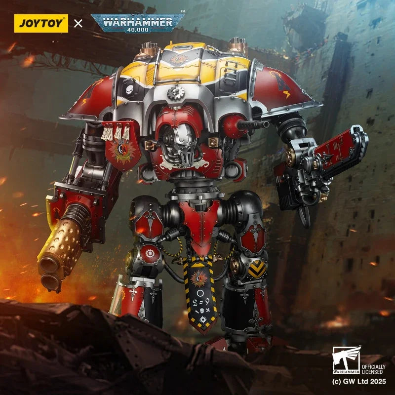JOYTOY Warhammer 40K Action Figure Scale 1/18 Imperial Knight Raven Family Ranger Knight Figurine Model Collection Toy Boy Gift