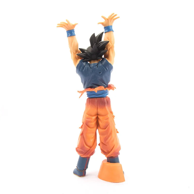 25cm Dragon Ball Dragon Ball Budokai Two-color Super Spirit Battle-damaged Goku Action Figure Collection Model Toy