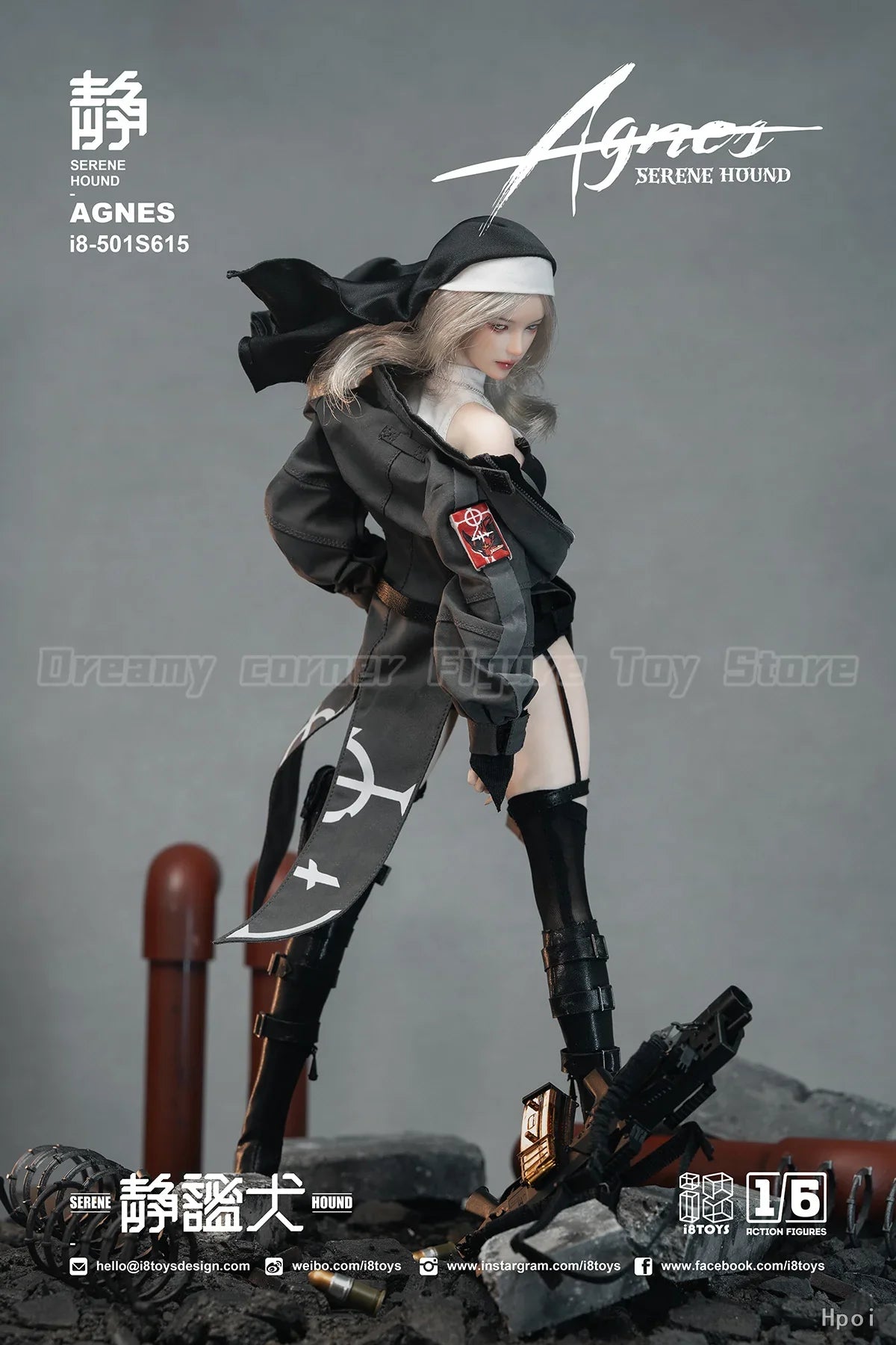 【Pre-sale】Original I8TOYS 501S615 SERENE HOUND AGNES 1/6 Action Figure Model Gift Ornament