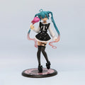 18cm Sexy Girl Hatsune Miku Anime Figure Fashion Subclture Miku Action Figure Room Decorations PVC Collection Model Doll Toys