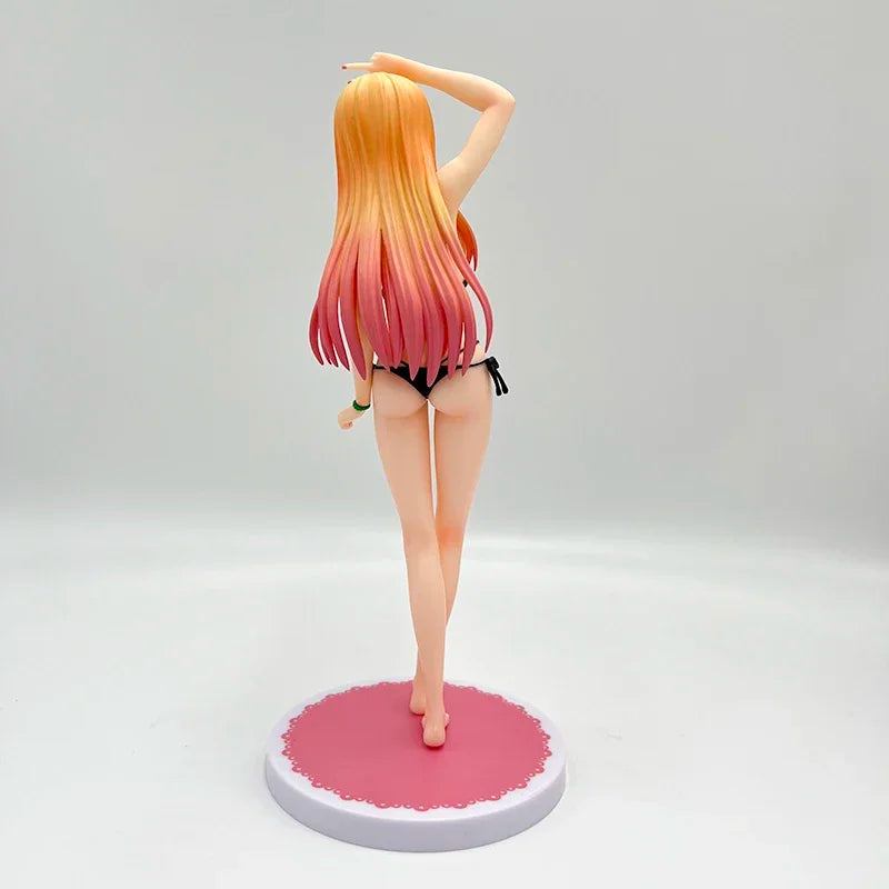 23cm My Dress-Up Darling Sexy Anime Girl Figure Marin Kitagawa Bikini Action Figure Adult Collectible Model Doll Toys Gifts