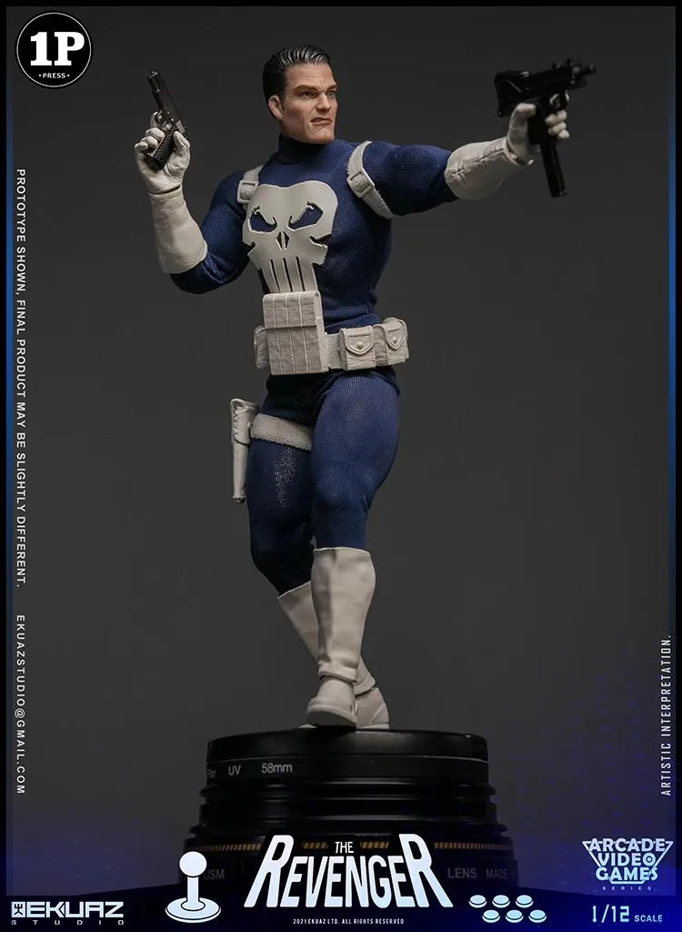 Auf Lager EKUAZ STUDIO EKS06 1/12 Maßstab Sammler Avengers Punisher Frank Castle Komplettset 6-Zoll Actionfigur Modell Spielzeug Geschenke