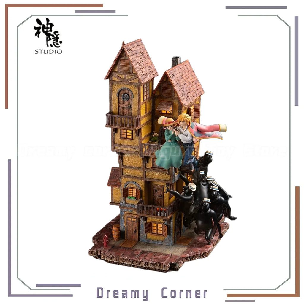 【Vorverkauf】Shenyin Studio Silhouette Moment Serie Begegnung in der Luft Hauru No Ugoku Shiro Figuren-Sammlung Ornamente Modell