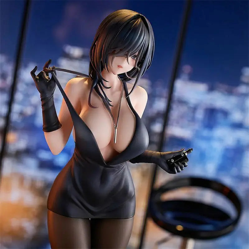 Full Payment Cute Girl Horizontal Mountain Bla Dr Statue Model Collectible PVC Desktop Decoration Gift for Anime Fans
