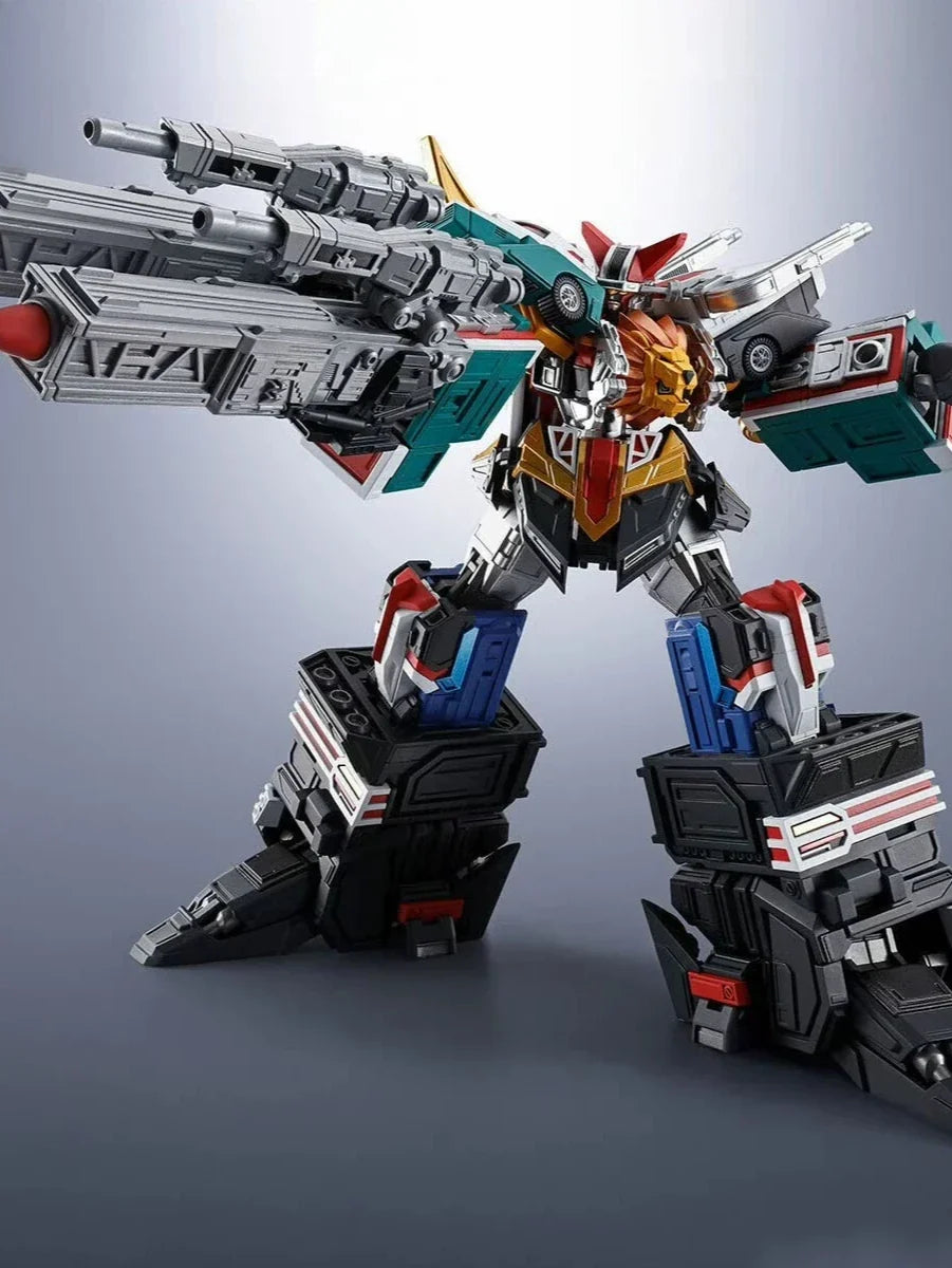 In Stock BANDAI SMP ALTERNATIVE DESTINY Choujuu Sentai Liveman Composite mecha Anime character assembly model children's toys