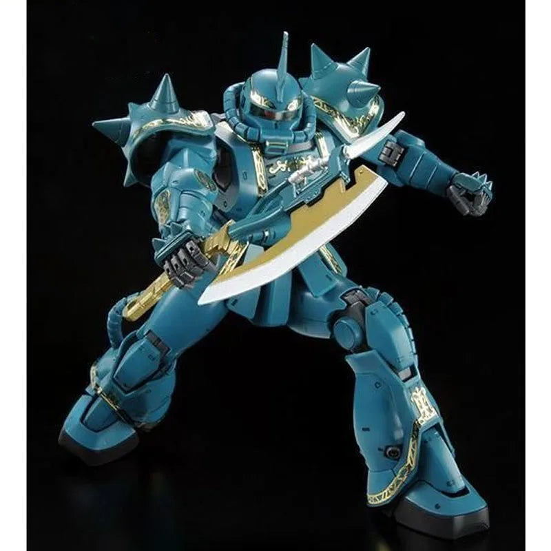 Bandai Original MG ZakuⅡ Dozle Zabi Custom MS-06F 1/100 Anime Action Figure Assembly Model Toys Gifts For Children GUNDAM