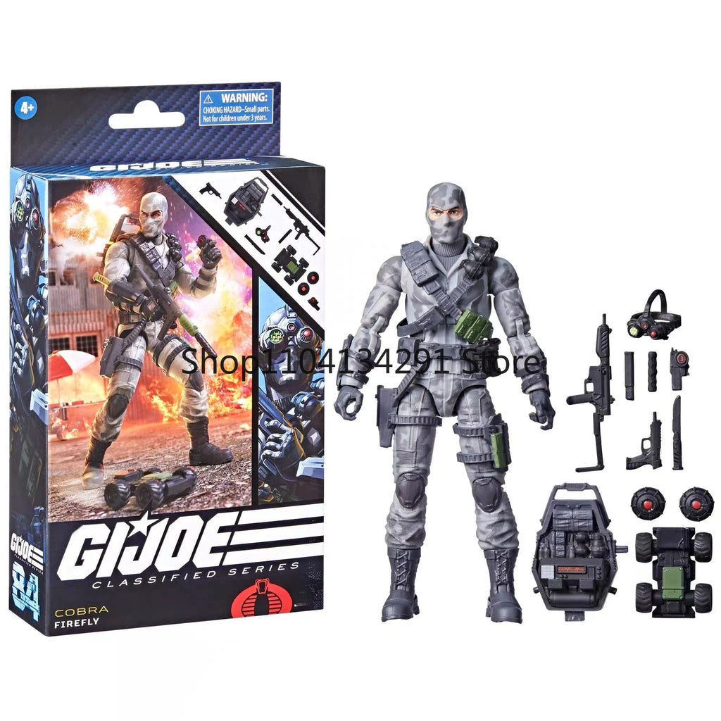 Original GI Joe 6-inch Action Figure: Nukuchu, Firefly, Scarlet Cobra Action Figure Collectible Toy for Kids