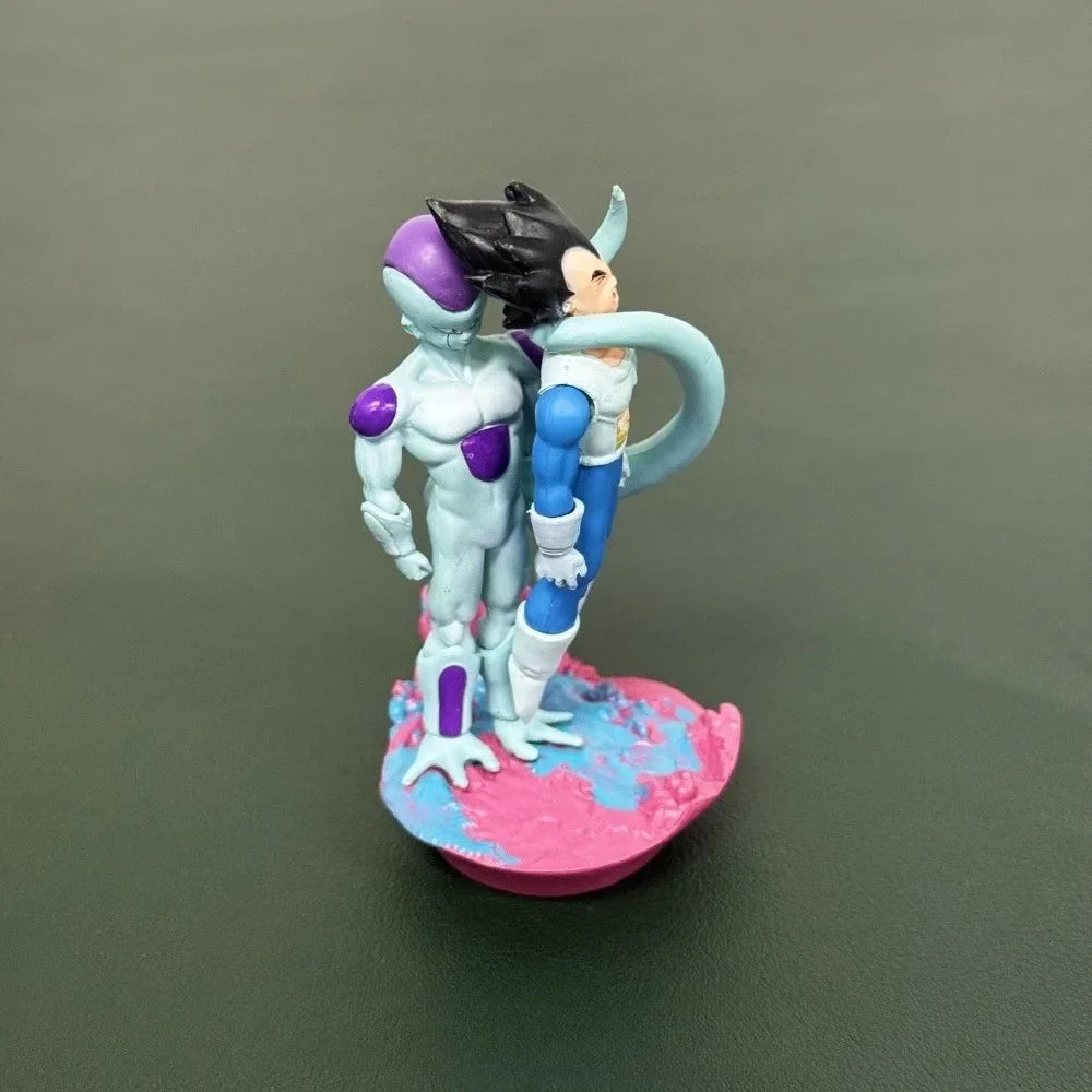 9.5cm/3.74in Anime Dragon Ball Figure Frieza and Vegeta Action Figures Pvc Collection Model Toys for Childre Gifts