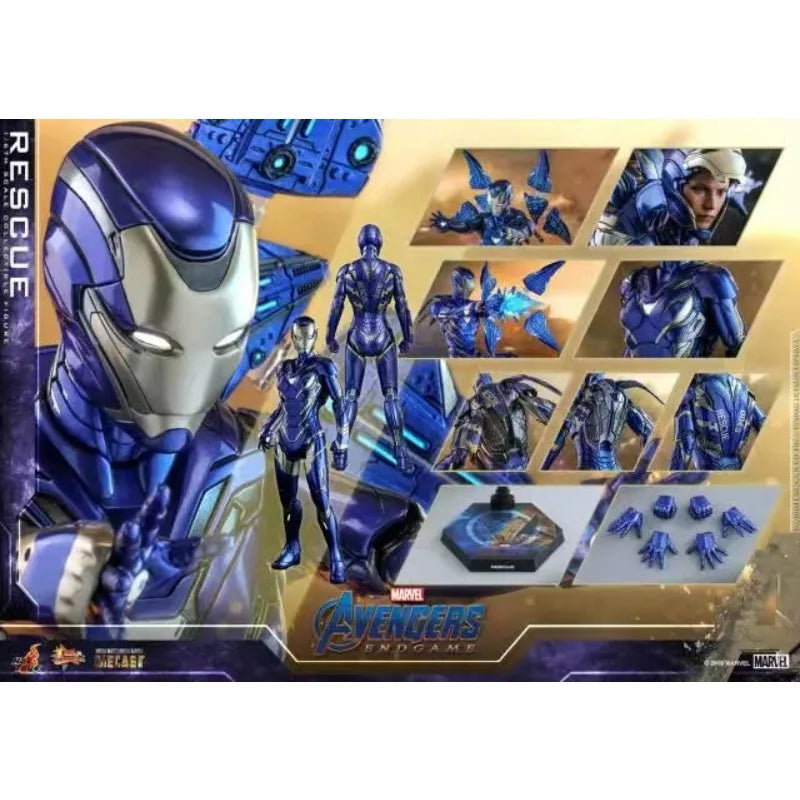 Original Hot Toys MARVEL Avengers Endgame Rescue Anime Figur Spielzeugsammlung Ornamente
