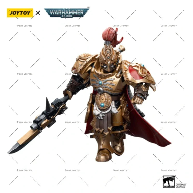In stock JOYTOY Warhammer 40k 1/18  Adeptus Custodes Shield Captain with Guardian Spear   Action figures Toy collection