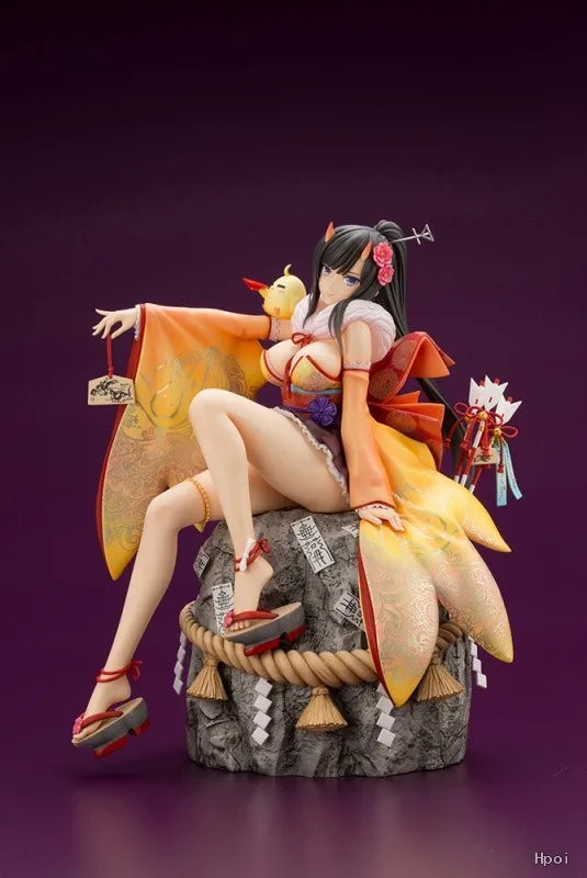 Original in Stock KOTOBUKIYA Azur Blue Route Dragon and Phoenix Phoenix Dance New Year 1/7 Figures Model Toys Gifts Collection