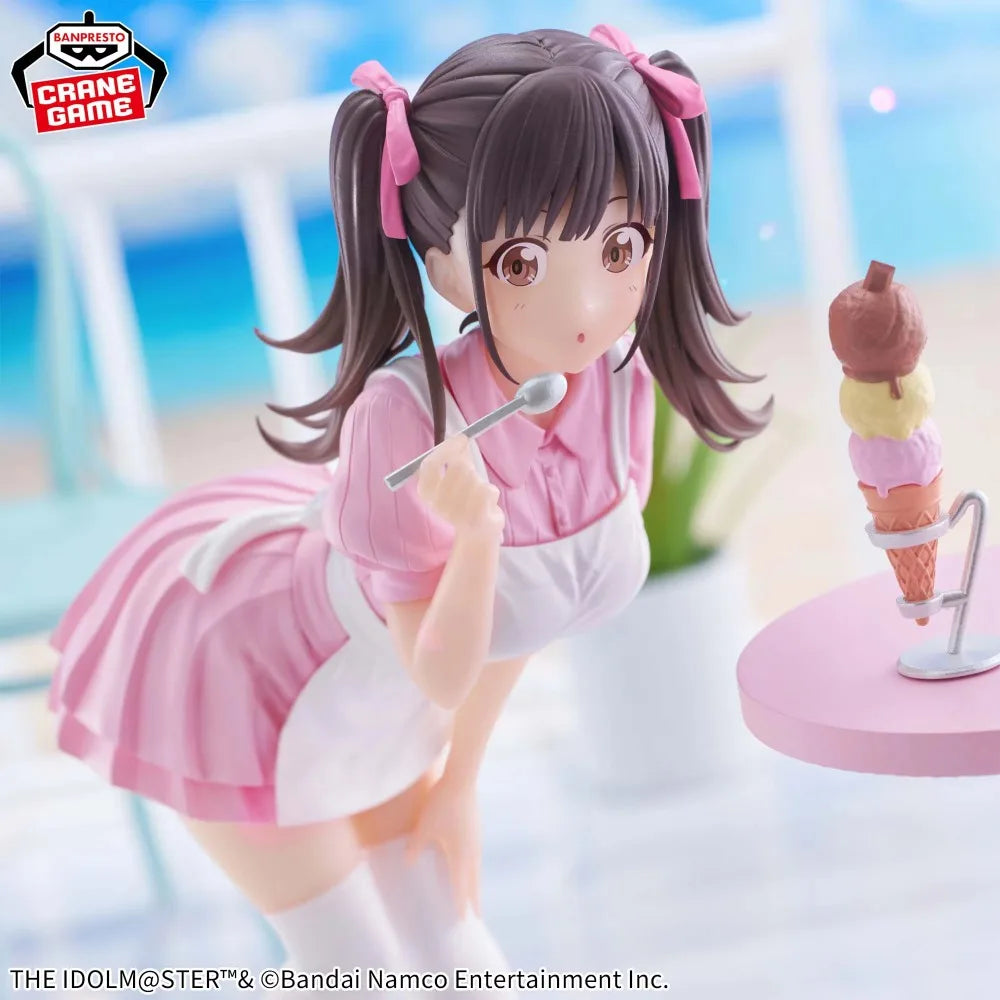 In Stock Bandai Original Genuine Banpresto THE IDOLM@STER: Shiny Colors Sonoda Chiyoko Espresto Sweetest Pose 17cm Model Figures