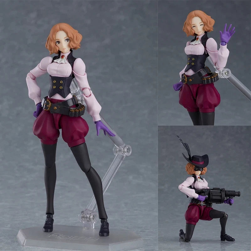 Max Factory Original Figma Series Persona 5 Rain Palace Lotus Wise Leaf Anime Mobile Model Handmade Accessories Toy Gifts