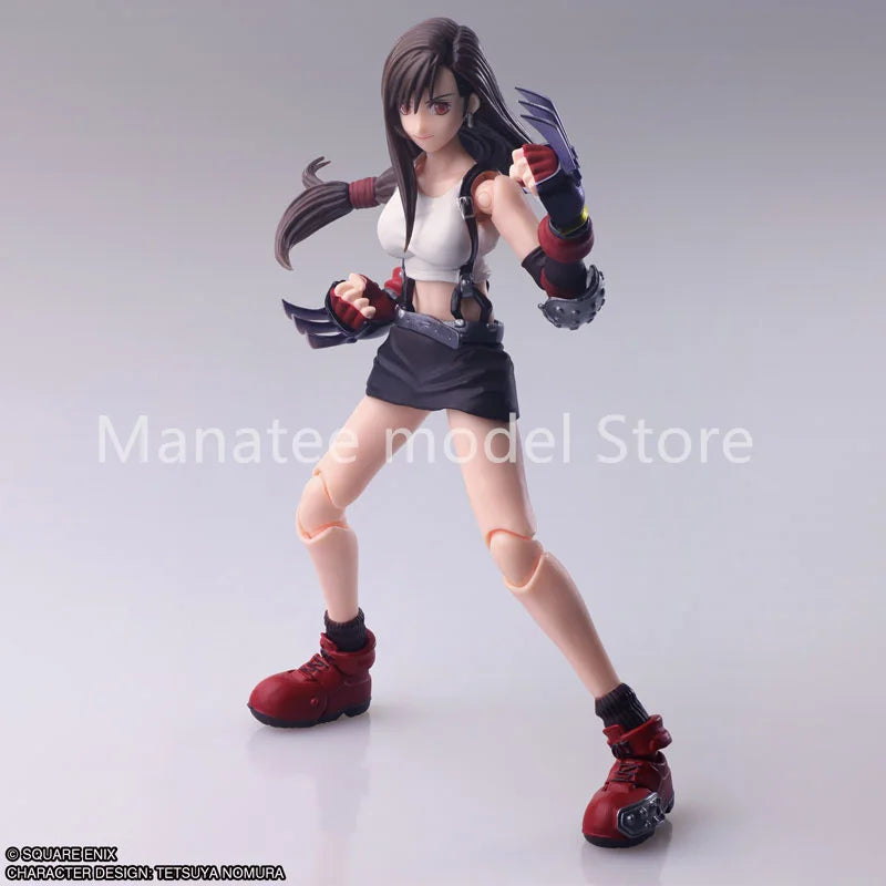 Square Enix Original Final Fantasy VII Bring Arts Tifa Lockhart PVC Action Figure Anime Model Toys Collection Doll Gift