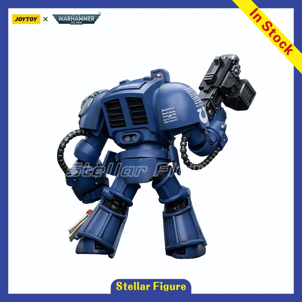 【SF】JOYTOY Warhammer 40K 1/18 Action Figure Ultramarines Terminators Brother Caesaran Model Toys Gifts Collection
