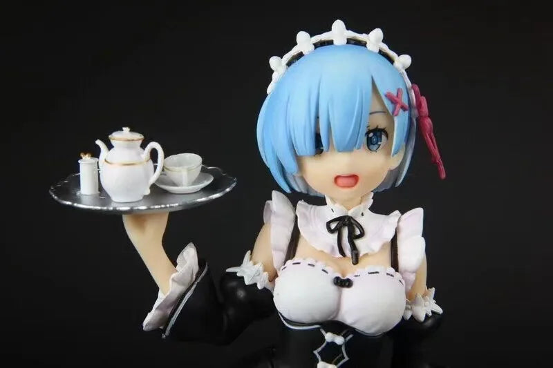 Re: Life In A Different World From Zero Series Pvc Figure Rem Ram Cute Girl Maid Toys Collect Decoration Anime Birthday Gifts