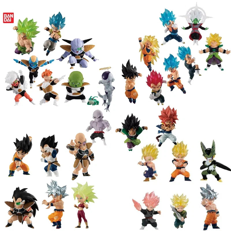 DBZ Adverge Motion Saiyan Family - Goku, Vegeta & Gohan (Series 1-5 Mini Figures)