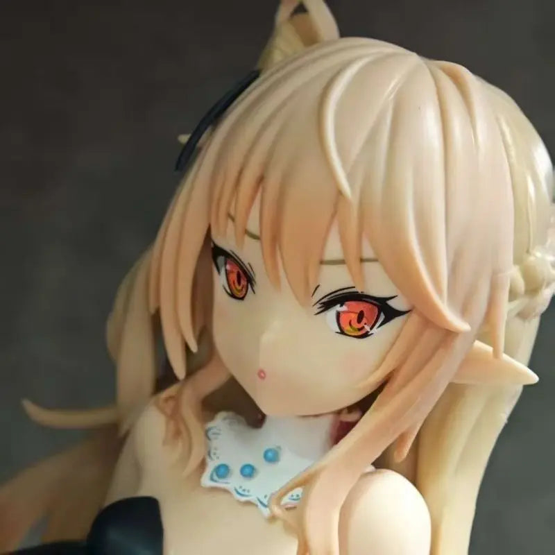 Anime Figures Devil Girl PVC Model Yellow Hair Demonic Wings Collection Doll Tosy for Kids Girl Action Figure Gift