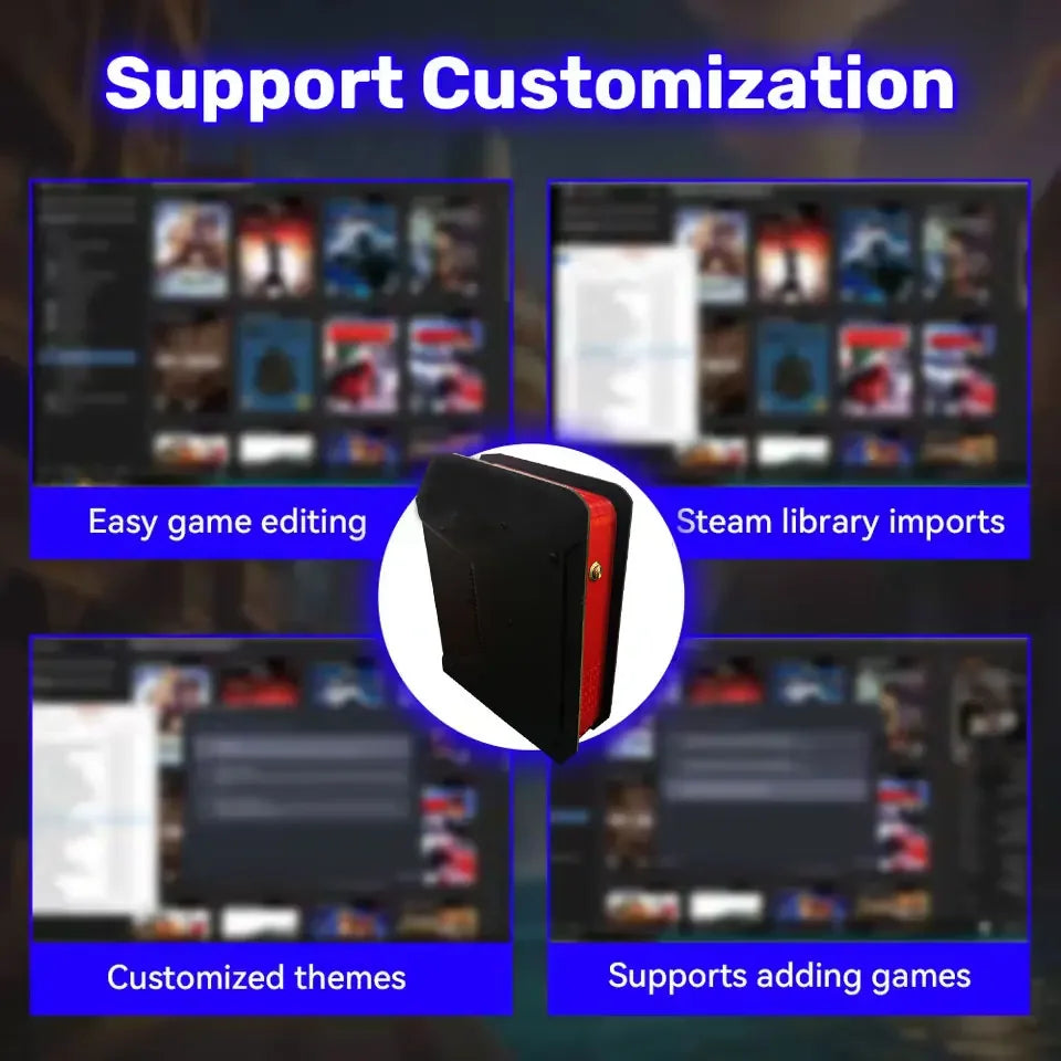 Retro X4 Gaming Console 8G RAM 2T Loaded 70000+ Games for Wii PS2 DC PSP GAMECUBE Plug-and-Play On TV Windows 11 Children's Gift
