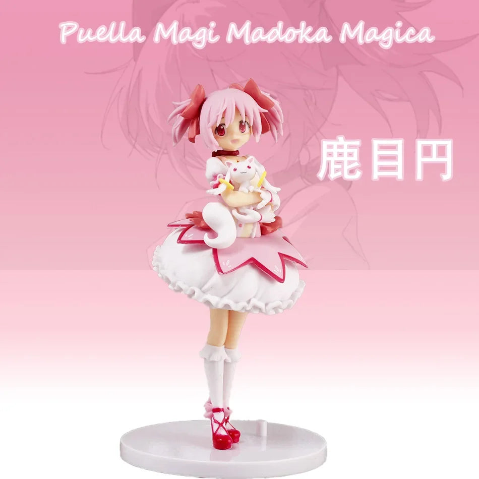 18CM PMMM Puella Magi Anime Figure Madoka Magica PVC Ornaments Toy Figurine cute Loli Collection Model Toy Gift