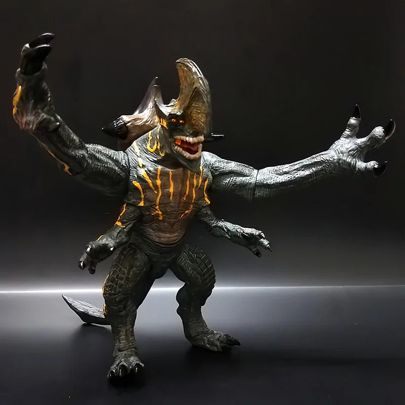 Pacific Rim Mecha Wanderer Dangerous Ultimate Edition Glowing movable Model Collectible Action Figure Toy Turtle Gorilla Beast