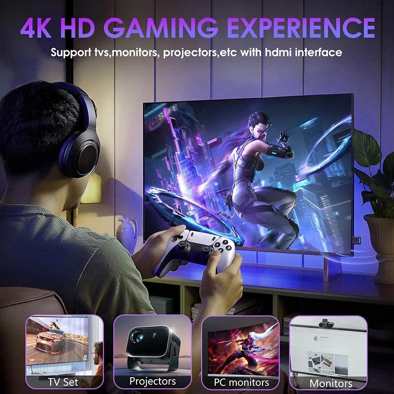 4K Mini TV Game Stick Video Game Console Built-in 30000+/40000 Games 64G Handheld Game Player Wireless Controller Retro Gamepad