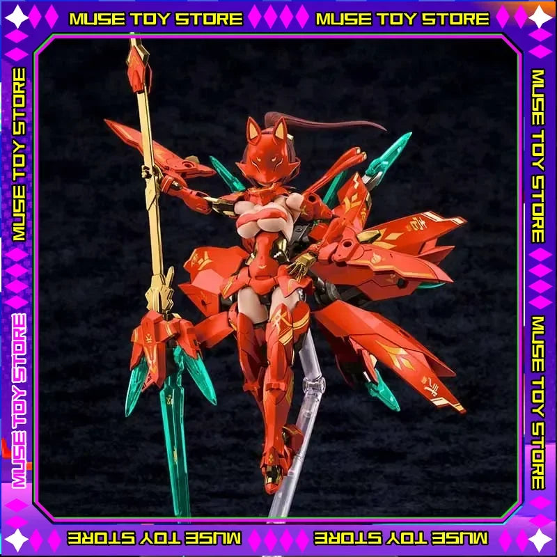 Kotobukiya Original Model Kit MEGAMI DEVICE ASRA NINE-TAILS HOMURA Anime Action Figure Assembly Model Toy for Boys Gifts