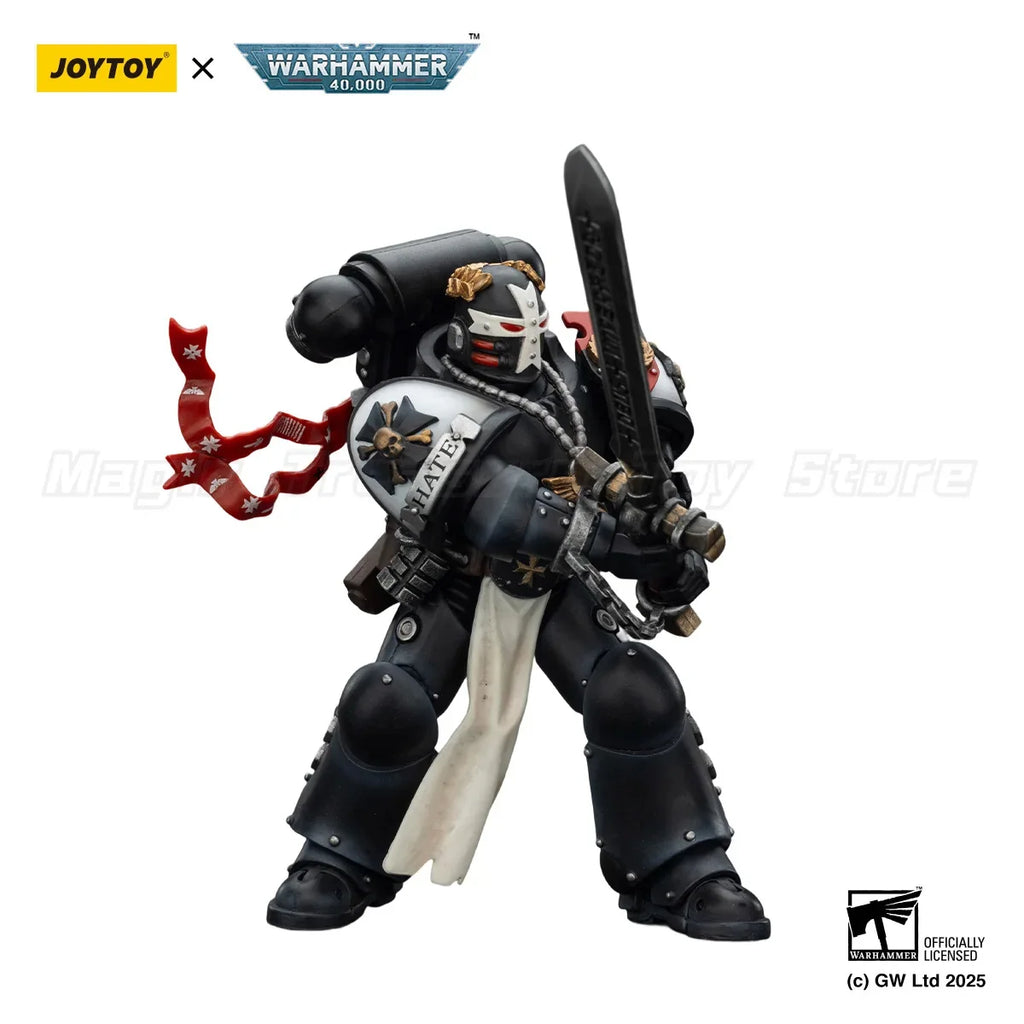 【In stock】JOYTOY 1/18 Action Figure Warhammer 40K Black Templars Emperor's Championship Bayard's Revenge Model Toy Gift