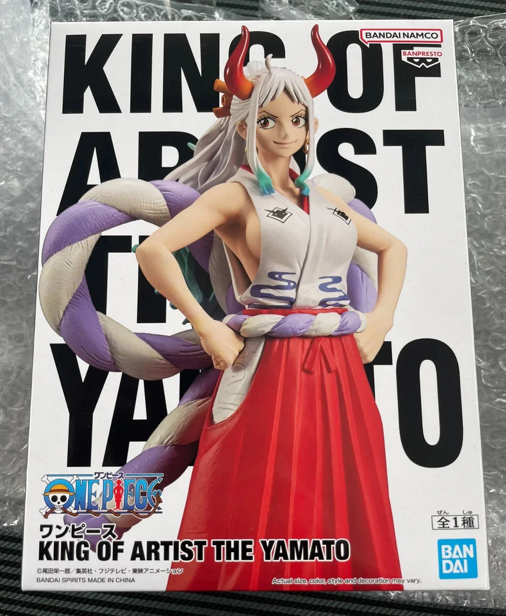 In Stock Original Banpresto KOA King of Artist One Piece Kawaii Yamato Action Figure Anime Genuine Model Toy