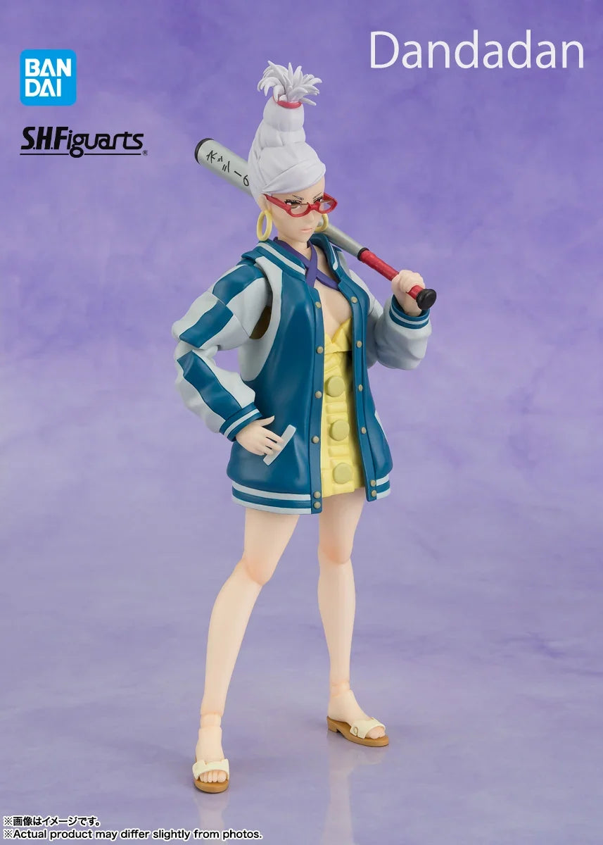 In stock Bandai S.H.Figuarts Dandadan Reiko Ayase (Spirit Medium) 14.5CM PVC Figure Highly Detailed Collectible Model Toy Gif