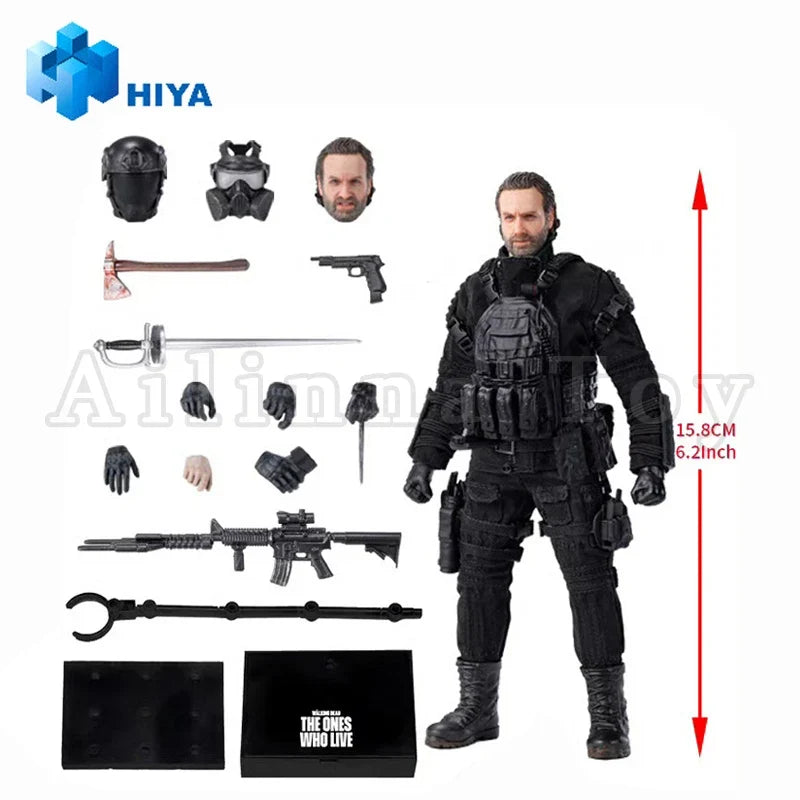 [Pre-Order]HIYA 1/12 16cm Action Figure Exquisite Super Series The Walking Dead The Ones Who Lived Rick Anime Model Toy