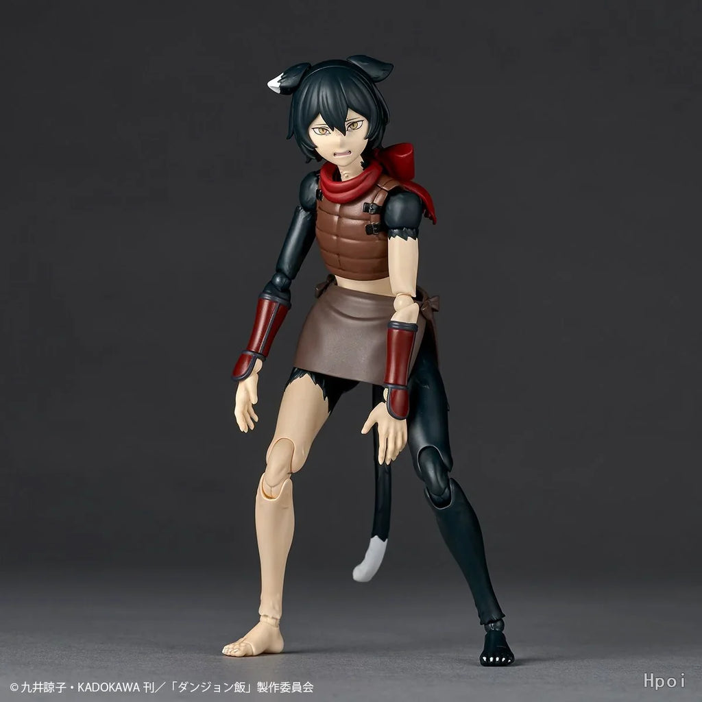 Original Genuine Kaiyodo Action/Dolls Revoltech (NR085) Dungeon Meshi Izutsumi H=145mm Anime Character Model Figure Action Toy