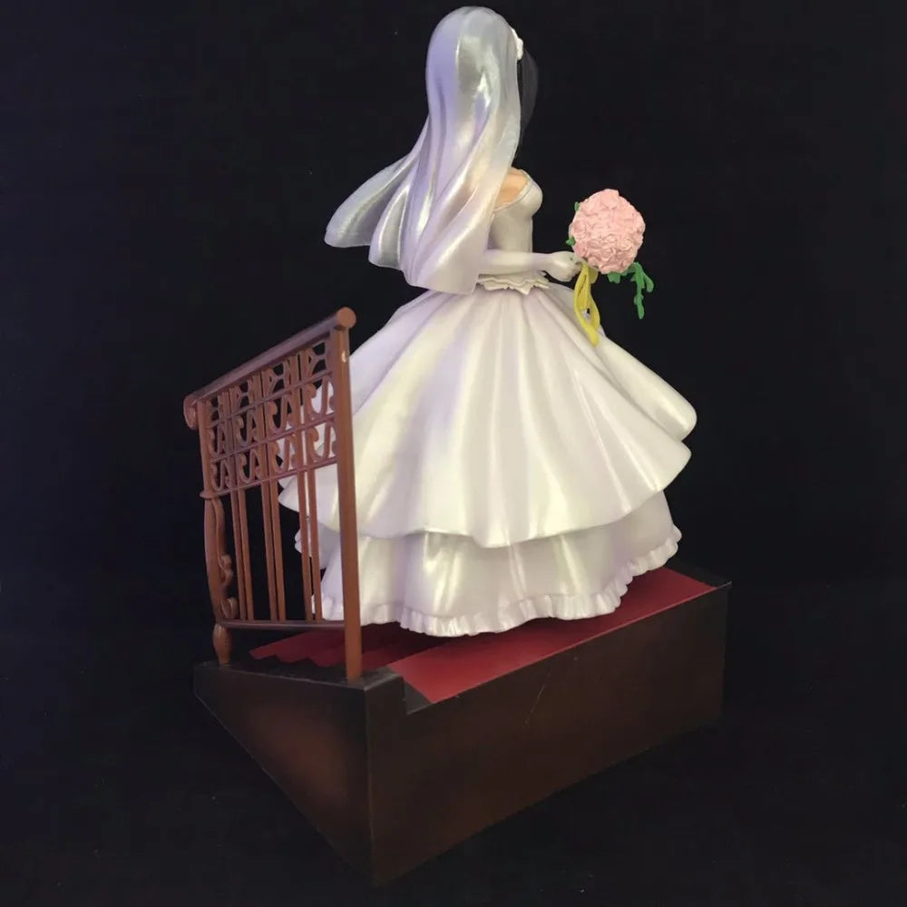2021 hot 23cm Wedding dress Tokisaki Kurumi DATE A LIVE Action figure toys doll collection Christmas gift no box