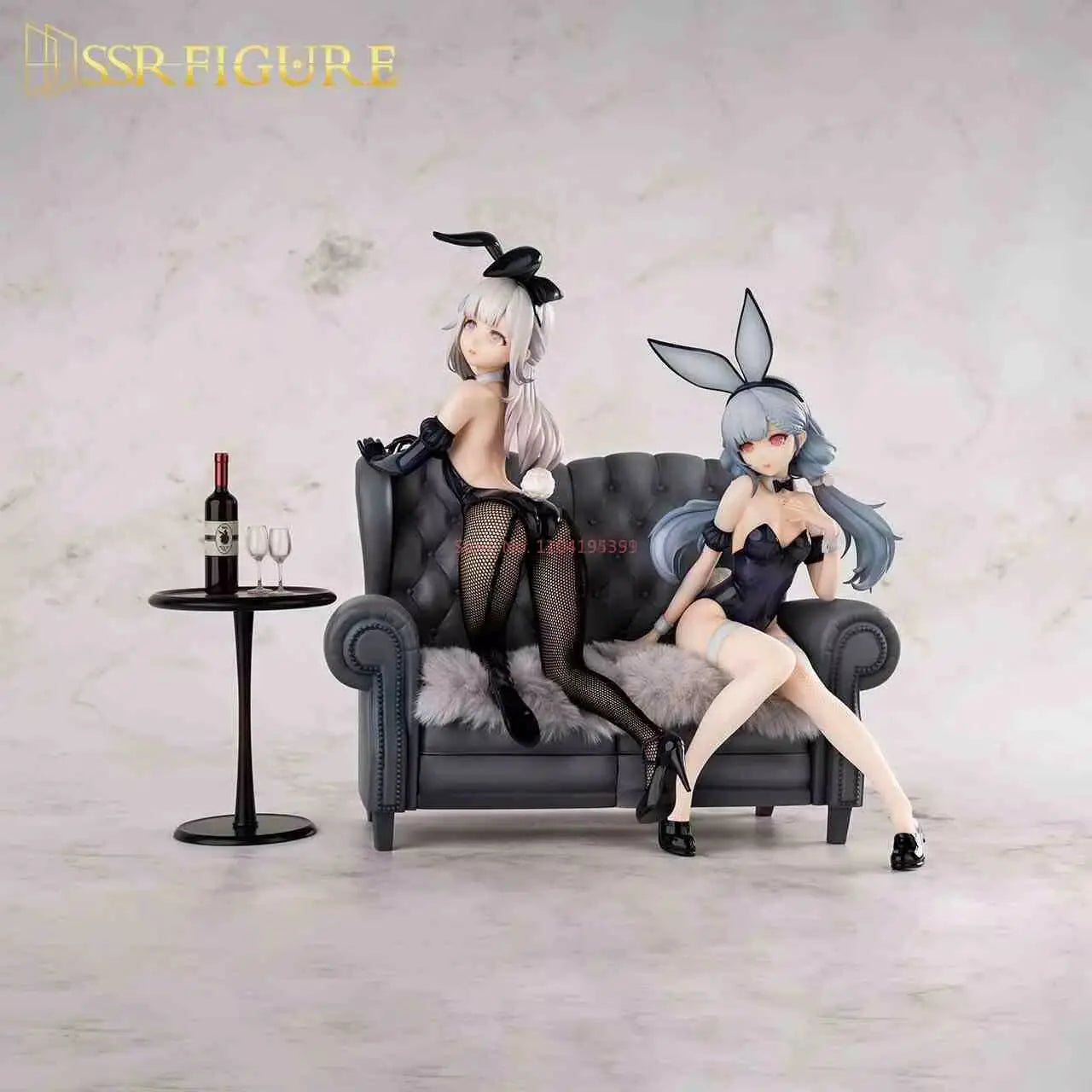 Original Kaitian Studio Ssr Figure Inhuman Pavilion Rabbit Girl Jade From The Sky Jinhua Qiao'Er Su Jiuyue Glass Model Toy