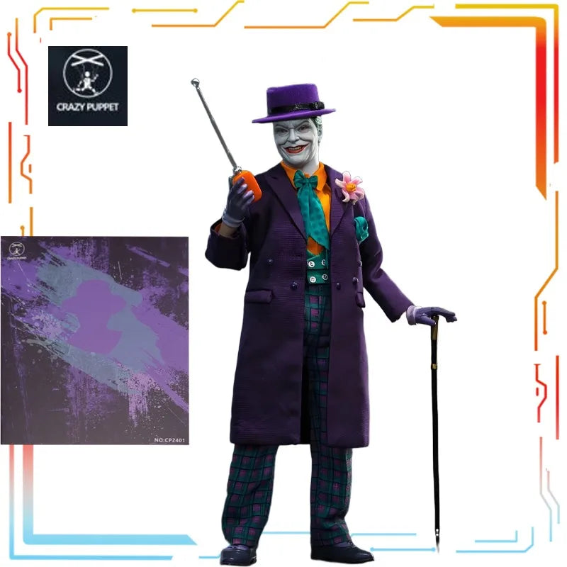 CPTOYS NICE TOYS Original 1/12 Fertige bewegliche Puppe Joker 1989 Edition Anime Action Figur Spielzeug Sammlerstücke Geschenke für Jungen