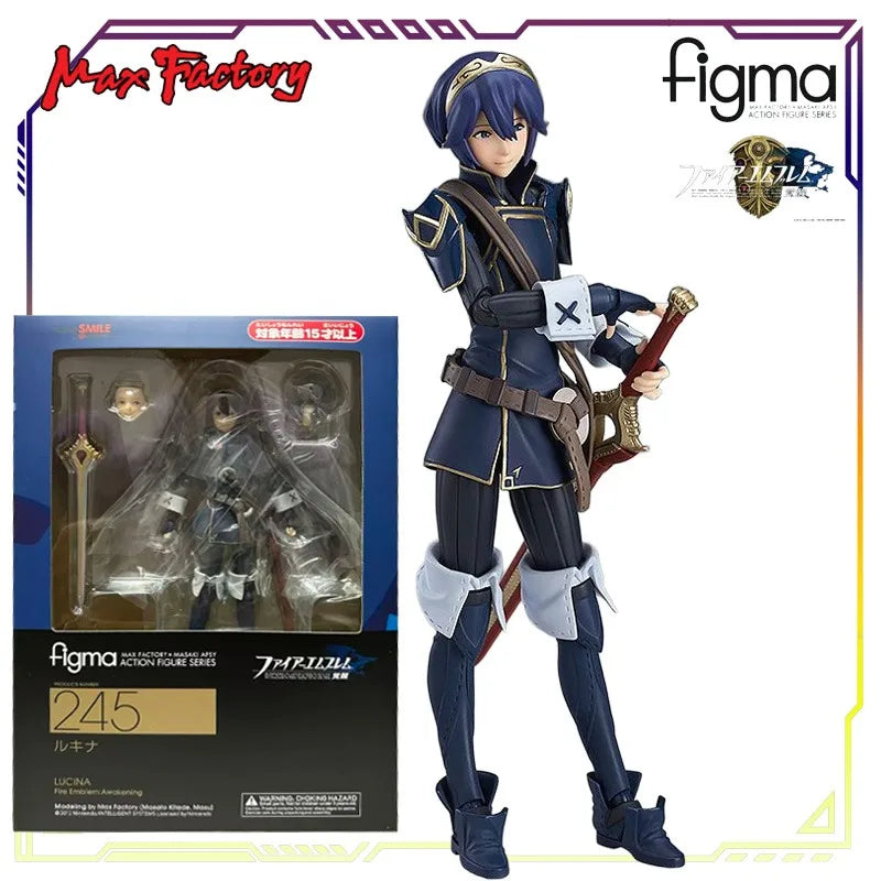 Max Factory Original Figma Fire Emblem Series 245 Luchina\334 Kamui Anime Action Figure Model Toys Ornaments Gifts Fo Boys