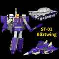 Transformation Star Toy ST01 Robot Tank Fighter ST-01 Three Transformation Warrior St Bliztwing Action Figure Toy
