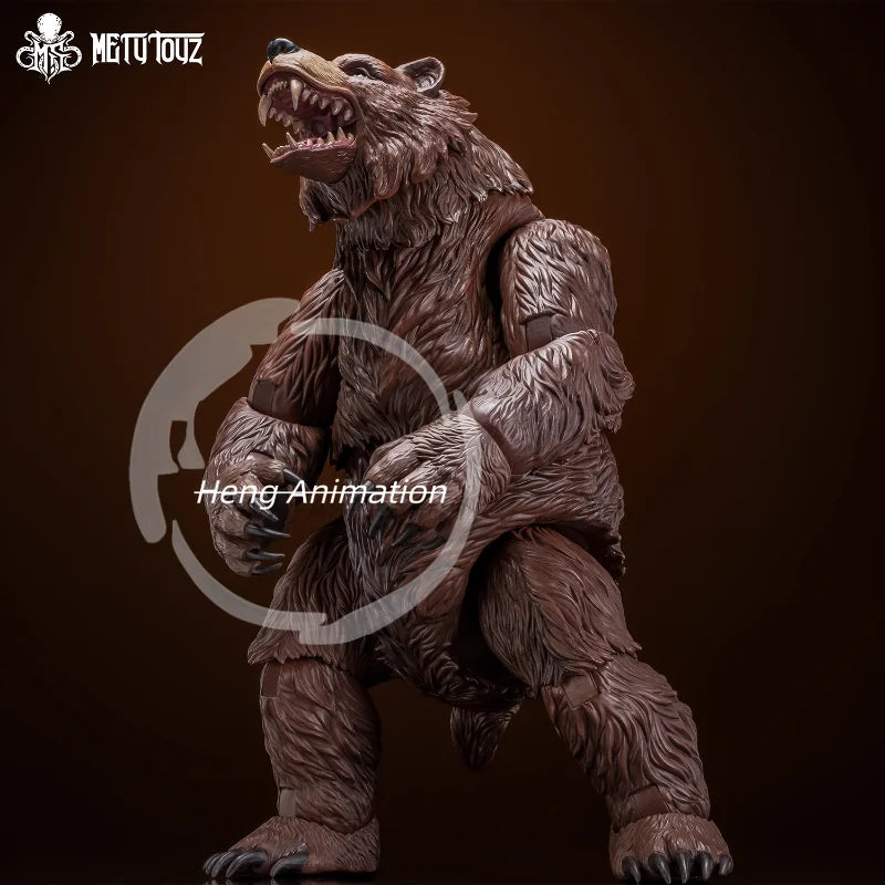 Pre-order: Mety Toyz Armoured Giant Bear Mount Model - Collector's Limited Edition Articulated Action Figure Anime Figurine -