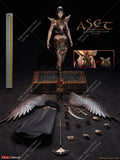 PL2021-185 1/6 Scale Black/Gold Color Aset Goddess of Magic Figure with Big Wing Full Set Female Action Figure Model