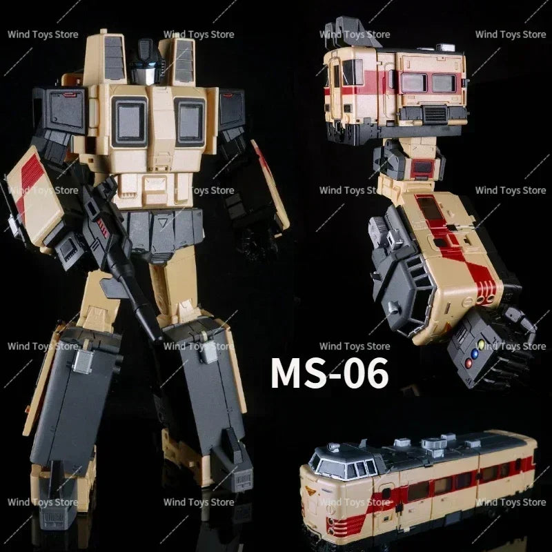 Transformation Trainbots Moon Studio Raiden Train Combination MS06 MS05 MS04 MOON SHINE Action Figures Toy Gift Collection Hobby