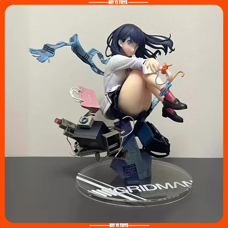 16cm Ssss.Gridman Takarada Rikka Beautiful Anime Girl Figure Model Gk Statue Boy Collection Desktop Decoration Ornament Toy Gift