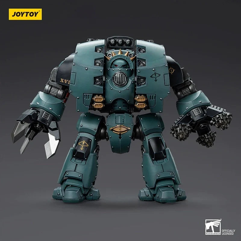 in Stock JOYTOY 1/18 Sons of Horus Leviathan Dreadnought with Siege Drills Mecha Anime Model Toy Action Figures Gift