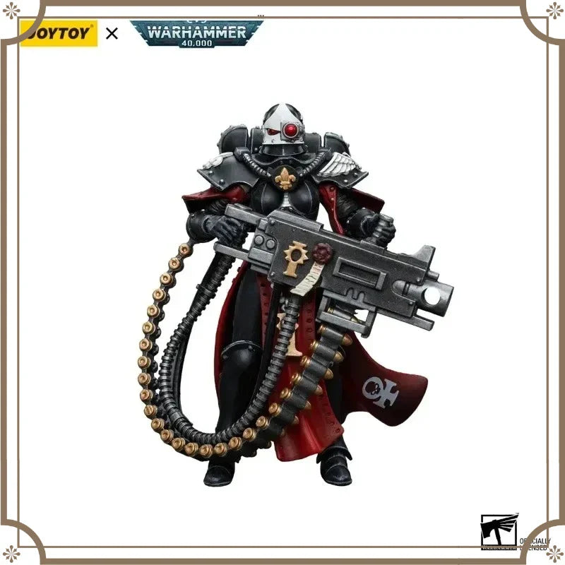 【Auf Lager】JOYTOY 40k 1/18 Actionfiguren Anime 10,7cm Adepta Sororitas Retributor mit Schwerem Flammenwerfer Sammlermodell Spielzeug