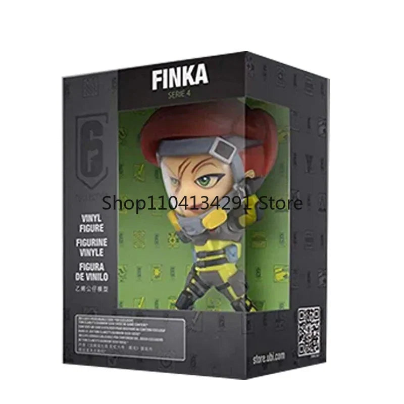 10cm R6 Rainbow Six Siege Figure Blitz Montagne Bandit Caveira Thermite Ash Action Figure Q Version Collection Decora Toys Gifts