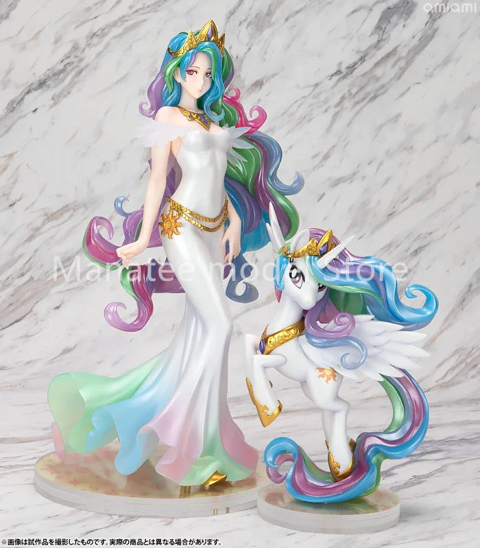Kotobukiya Original MY LITTLE PONY BISHOUJO Princess Celestia 1/7 PVC Action Figure Anime Model Toys Collection Doll Gift