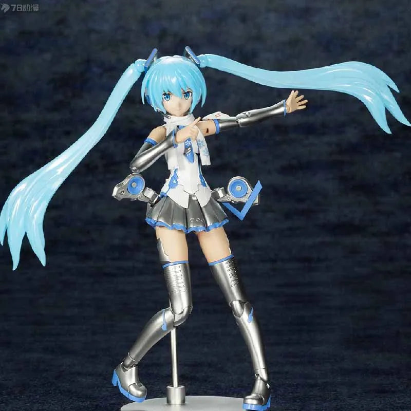 KOTOBUKIYA Original FAG FRAME MUSIC GIRL SNOW MIKU Anime Action Figure Assembly Model Toys Collectible Model Ornaments Gifts